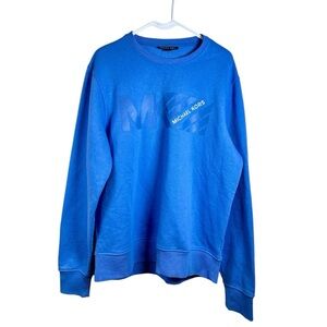 Michael Kors Men’s Blue Logo Sweatshirt- Size Large